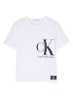 Calvin Klein Kids t-shirt à logo imprimé - Blanc - thumbnail