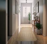 Textuur van jute vinyl tapijt met texturen