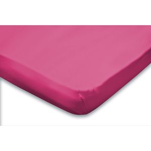 Elegance Topper Hoeslaken Jersey Katoen Stretch - fuchsia 90x210/220 - 100x200cm