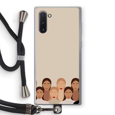 Girls girls girls: Samsung Galaxy Note 10 Transparant Hoesje met koord