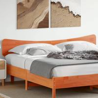 Hoofdbord 180 cm massief grenenhout wasbruin - thumbnail