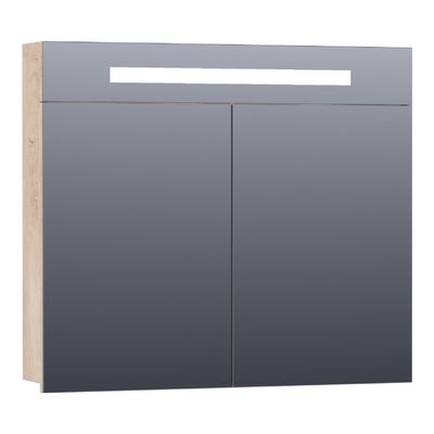 Spiegelkast 2.0 Exclusive Line 80 cm Sahara Sanitop