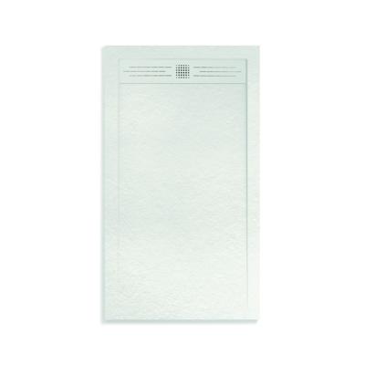 Douchebak Boss & Wessing Veroni Elite 140x90 cm Composietsteen Wit Boss & Wessing