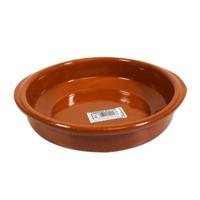 Tapas schaaltje - Alicante - 18 cm - terracotta - met handvatten - tapas bakje - hapjes