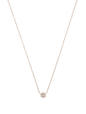 Djula collier en or rose 18ct orné de diamants