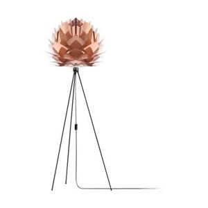 Umage Silvia Medium vloerlamp copper - met tripod zwart - Ø 50 cm