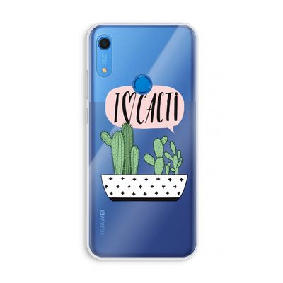 I love cacti: Huawei Y6s Transparant Hoesje