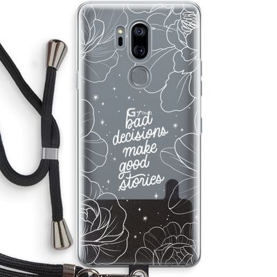 Good stories: LG G7 Thinq Transparant Hoesje met koord
