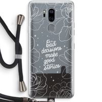 Good stories: LG G7 Thinq Transparant Hoesje met koord