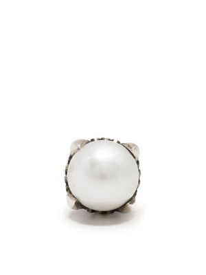 Emanuele Bicocchi puce d'oreille à détail de perle - Argent