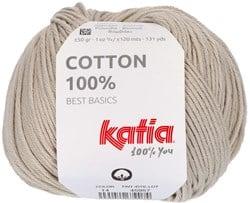 Katia Cotton 100% 014 Parelachtig licht grijs