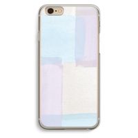 Square pastel: iPhone 6 / 6S Transparant Hoesje