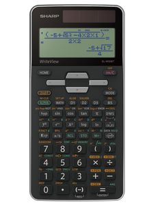 Citizen SH-ELW506TGY Calculator Sharp ELW506TGY Zwart-grijs Wetenschappelijk Write View