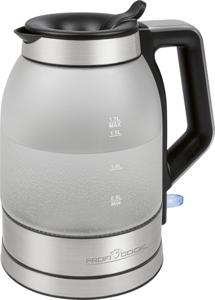 Profi Cook PC-WKS 1215 G Waterkoker Snoerloos, Oververhittingsbeveiliging Aantal/Volume: 1.7 l RVS, Zwart