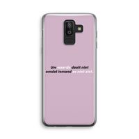 uw waarde daalt niet: Samsung Galaxy J8 (2018) Transparant Hoesje