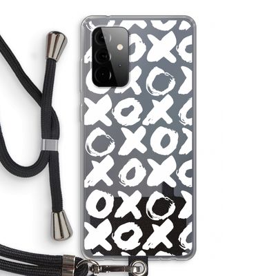 XOXO: Samsung Galaxy A72 5G Transparant Hoesje met koord