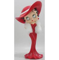 Betty Boop Madam in Rode Jurk Beeldje