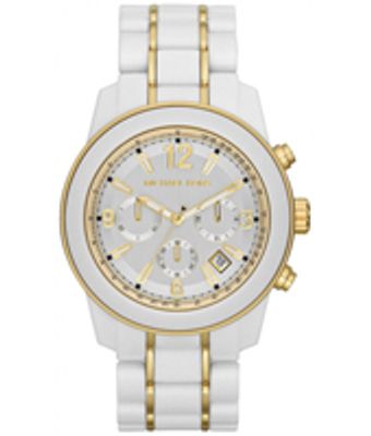 Horlogeband Michael Kors MK5804 Staal Wit 22mm
