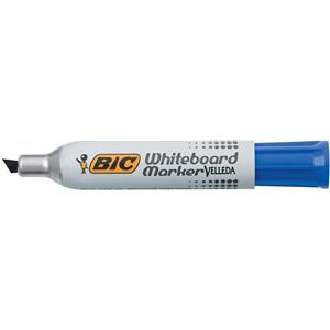 BIC Velleda 1781 markeerstift 12 stuk(s) Beitelvormige punt Blauw