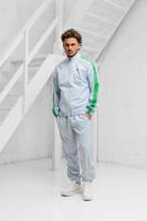 Lacoste Tennis x Daniil Medvedev Trainingspak Heren Lichtblauw/Groen - Maat L - Kleur: LichtblauwGroen | Soccerfanshop