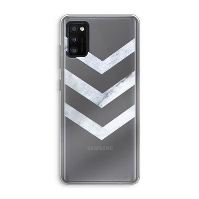 Marmeren pijlen: Samsung Galaxy A41 Transparant Hoesje