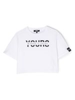 Dkny Kids t-shirt en coton à slogan imprimé - Blanc - thumbnail