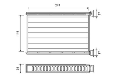 Kachel radiateur 812401