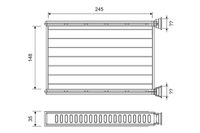 Kachel radiateur 812401