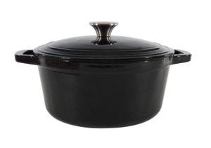 Braadpan Ø24cm zwart gietijzer - 4,5 Liter