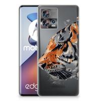 Smartphone hoesje Motorola Edge 30 Fusion Watercolor Tiger
