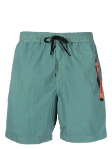 Parajumpers short de bain Mitch à logo embossé - Vert