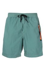 Parajumpers short de bain Mitch à logo embossé - Vert