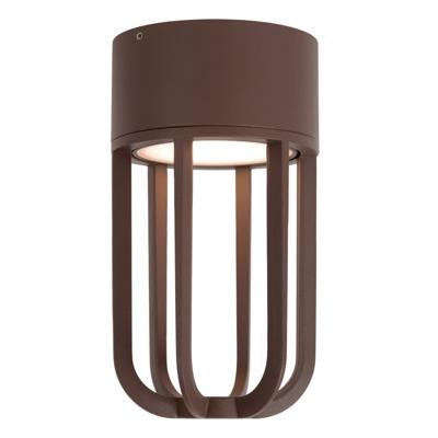 Lucide WELLS - Plafonnière Binnen/Buiten - Ø 10 cm - LED - 1x8W 2700K - IP54 - Roest bruin | Essential Lucide WELLS - Plafonnière Binnen/Buiten - Ø 10 cm - LED - 1x8W 2700K - IP54 - Roest bruin | Essential