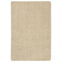 VidaXL Vloerkleed shaggy anti-slip 140x200 cm crèmekleurig