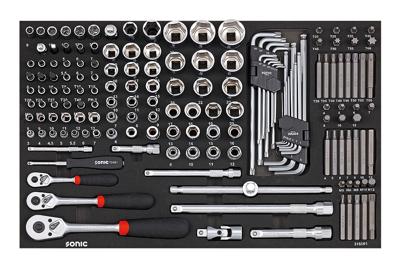 Sonic Doppenset 1/4", 3/8" & 1/2", 160-delig 316001