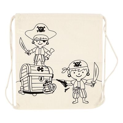 Creativ Company - - gymtas piraten 37x40 cm