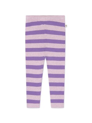 the bonnie mob legging en maille nervurée - Violet