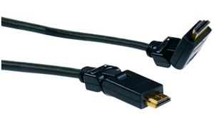 Schwaiger HDMS15533 HDMI-kabel HDMI Aansluitkabel HDMI-A-stekker, HDMI-A-stekker 1.50 m Zwart Vergulde steekcontacten, Ultra HD-HDMI