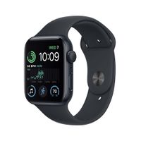 Apple Watch SE GPS 44MM Midnight Alu - Midnight sport band - thumbnail
