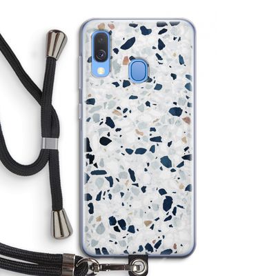 Terrazzo N°1: Samsung Galaxy A40 Transparant Hoesje met koord