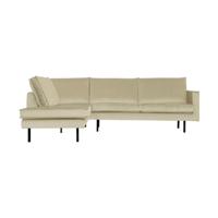 WOOOD Rodeo hoekbank links velvet Pistache