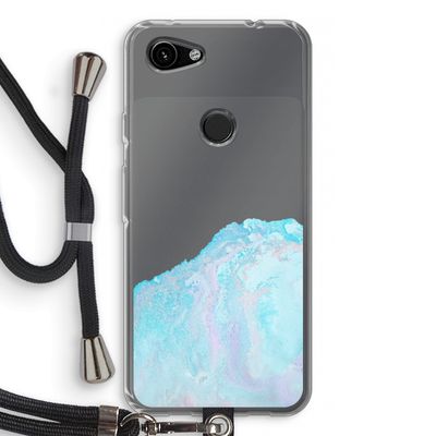 Fantasie pastel: Pixel 3a Transparant Hoesje met koord
