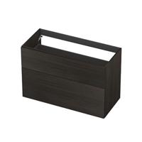 INK - Onderkast 2L A-sym Decor Tbv Grepen - 1000x450x650 Mm - Intens Eiken