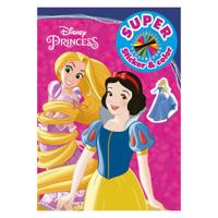 Boek Specials Nederland BV Disney princess sticker & color kleurboek