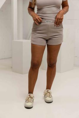 Unique The Label Molly Korte Broek Dames Lichtbruin - Maat S - Kleur: Lichtbruin | Soccerfanshop