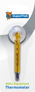 Superfish Compacte Aquarium Thermometer 6 cm - Zuignap, Precieze Watertemperatuurmeting
