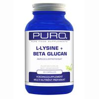 Puro L-Lysine + Beta Glucan Lipblaasjes 90Capsules
