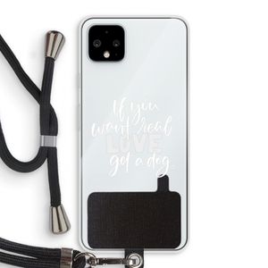 Partner in crime: Pixel 4 XL Transparant Hoesje met koord