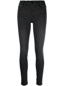 FRAME jean skinny à taille haute - Gris