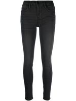 FRAME jean skinny à taille haute - Gris